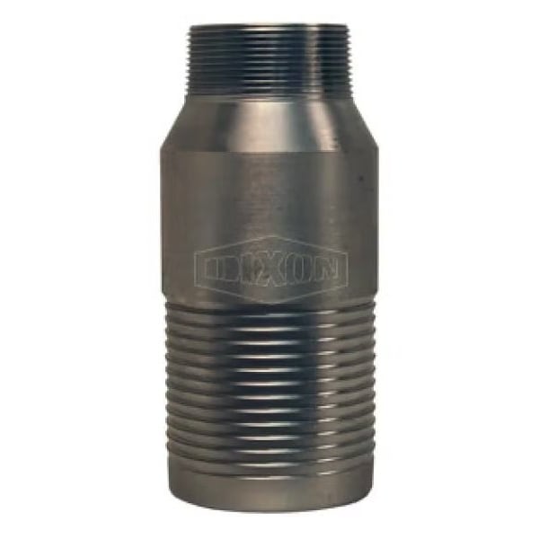 King Combination Nipple, 1-1/4 in x 4-1/16 in L, MNPT x Hose, 316 SSss Steel