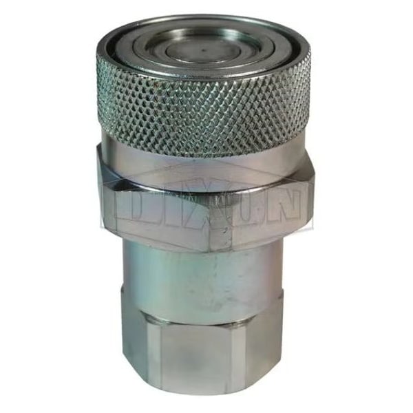 DQC VEP Female Coupler, 1/4-19 Nominal, Female BSPP, Steel, Domestic