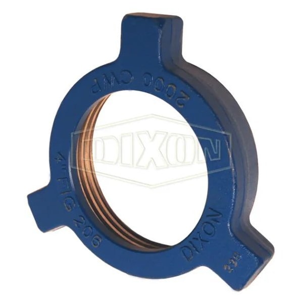 FIG 206 1 pc Wing Hammer Union Nut, Female ACME Thread, 4 in Thread, 1-27/32 in H, Forged Steel