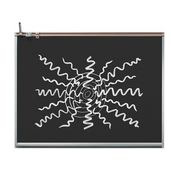 Black 120 Series Magnetic Dry-Erase Markerboard 48"x48"