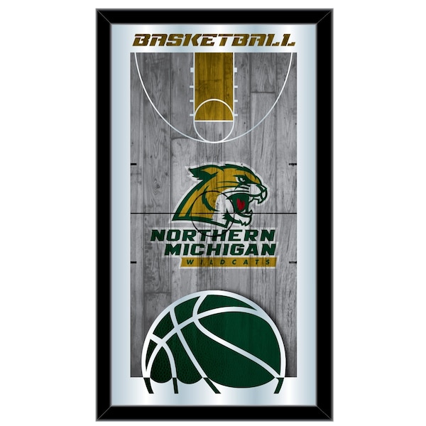 Northern Michigan 15" x 26" Basketball Mirror