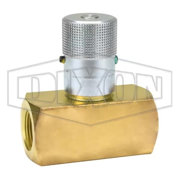 N Series Flow Control Valve, 3/4 x 3/4 in Nominal, 2000 psi, Brass Body