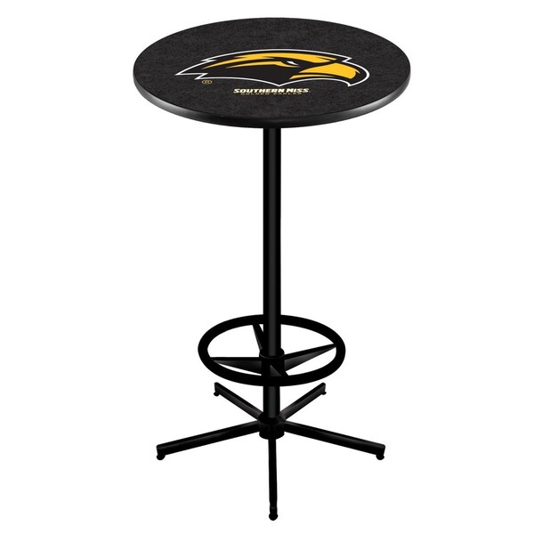 42" Black Southern Miss Pub Table