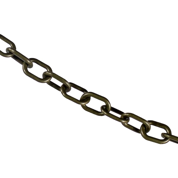 1" x 50' Khaki Gold Plastic Safety Chain