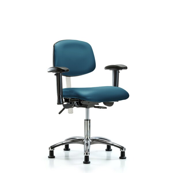 Vinyl Clean Room Chair, Adjustable Arms
