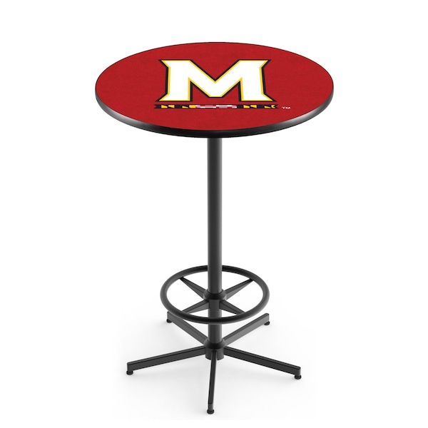 42" Black Maryland Pub Table