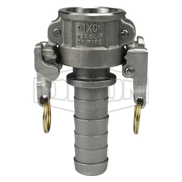 Boss-Lock Type-C Cam and Groove Coupler, 2 in Nominal, Female Coupler x Hose Shank End Style, Haste