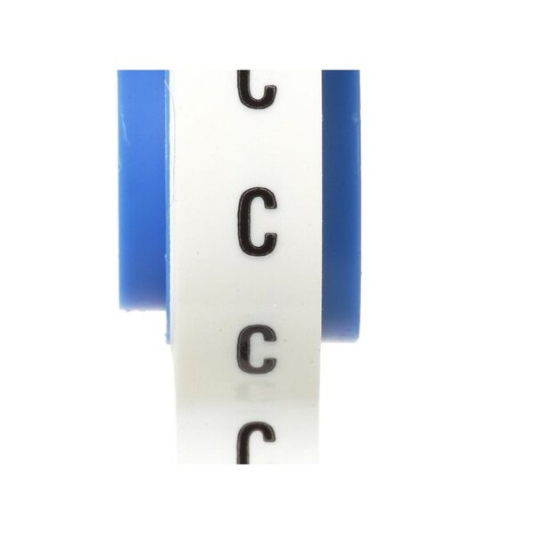 Roll Wire Marker, "C", 8"L, PK10