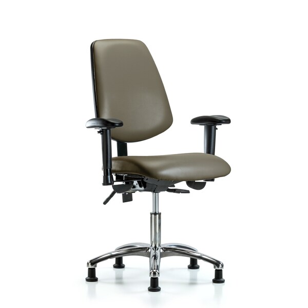 Vinyl Chair, Vinyl, Adjustable Arms
