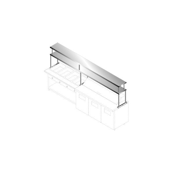 Overshelf double 108 in.W x 24 in.D