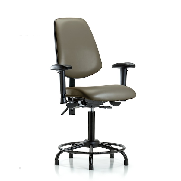 Vinyl Chair, Vinyl, Adjustable Arms
