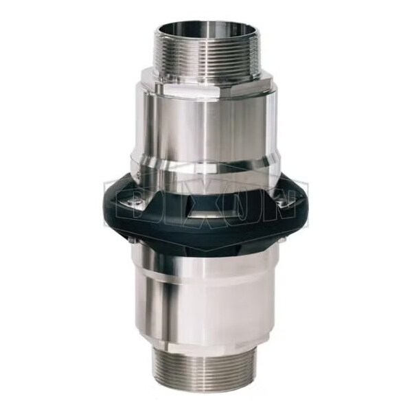 Mann-Tek by Safety Break-Away Coupling, 3 in Nominal, MNPT End Style, 316 SSss Steel