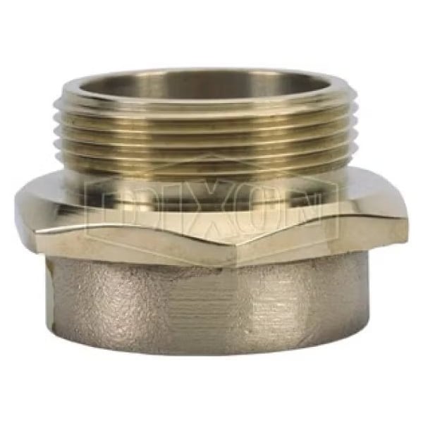 The Right Connection 23-272 Single Open Snoot Outlet, 2-1/2 in, FNPT x MNYC, Cast Brass, Domestic