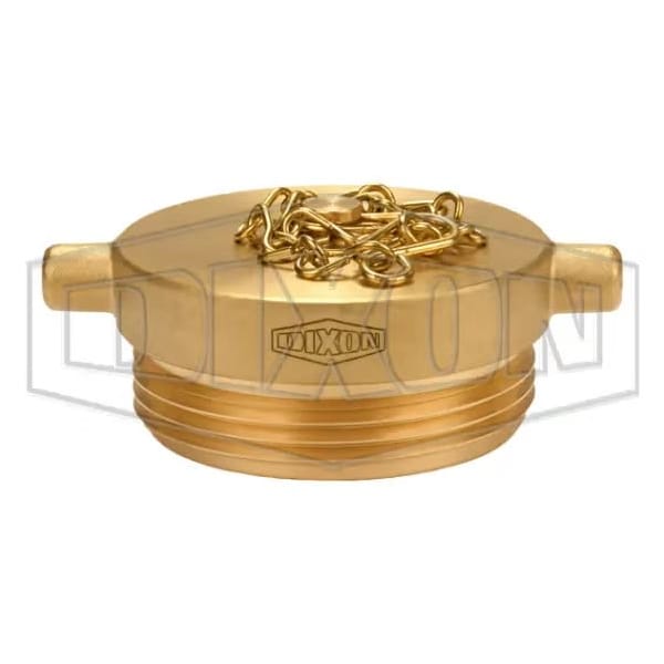 Pin Lug Plug, 3 in Nominal, Male NST NH End Style, Brass, Domestic