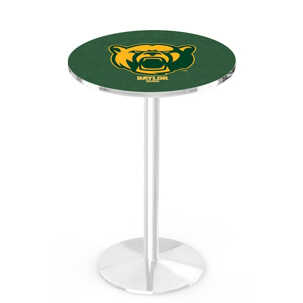 42" Chrome Baylor Pub Table, 36" dia. Top