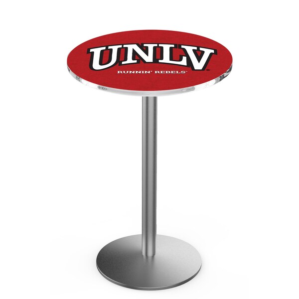 42" Stainless Steel UNLV Pub Table, 36" dia. Top