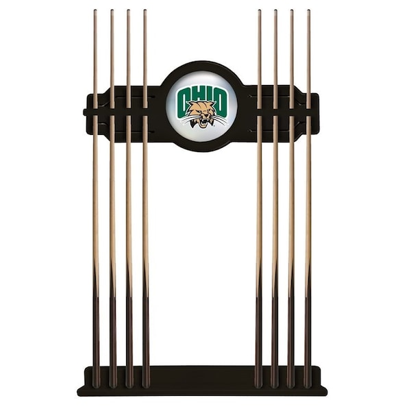 Ohio University Cue Rack in Black Finish