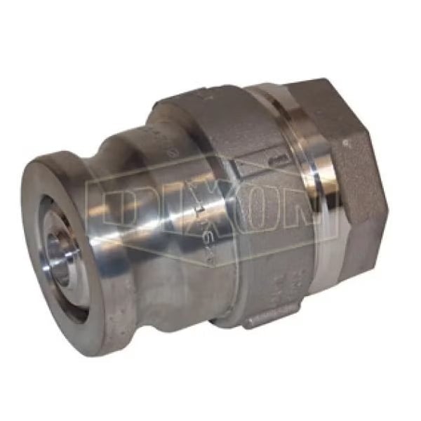Bayloc Dry Disconnect Cam and Groove Adapter, 2 x 2-1/2 in, FNPT x Adapter, Aluminum, Domestic