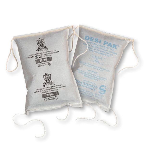 Desiccant, 80oz., Clay Sewn, 8.75", PK30