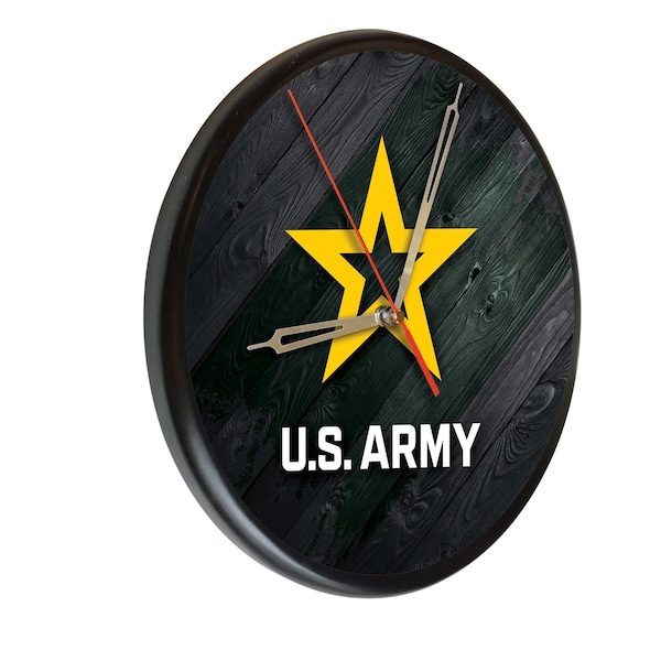 United States Army 13" Solid Wood Clock
