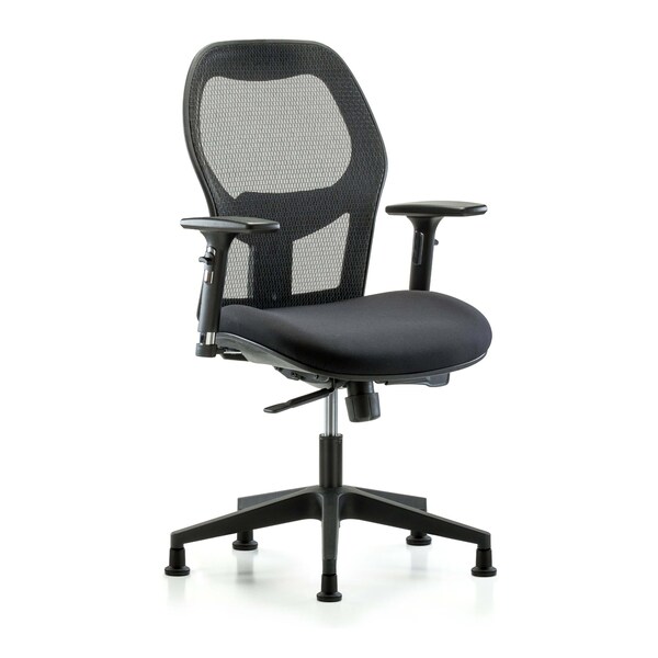 Executive Mesh Chair, 3D, Arms Glides