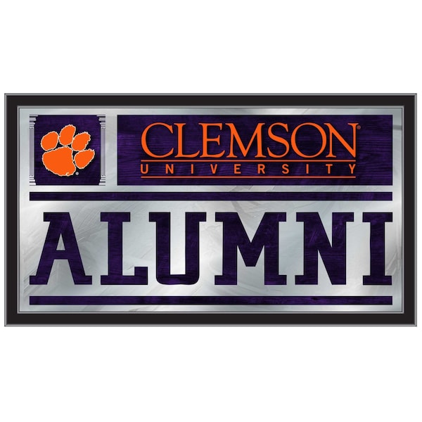 Clemson 26" x 15" Alumni Mirror