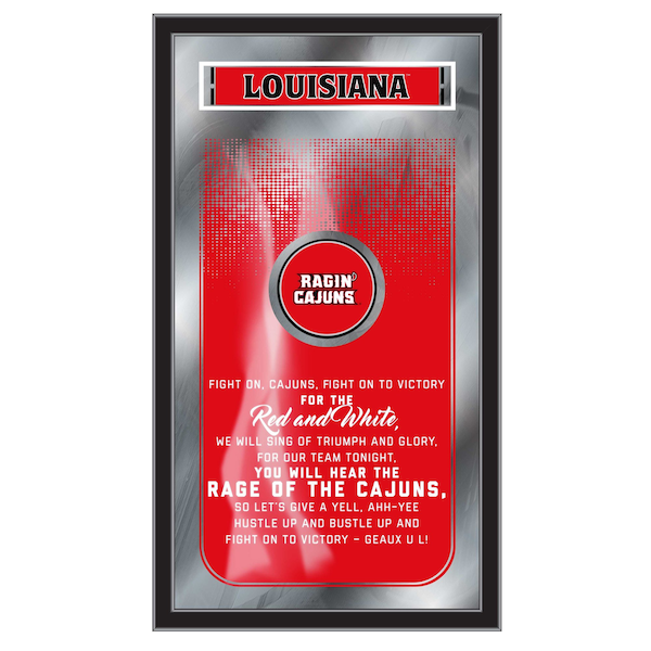 Louisiana-Lafayette 26" x 15" Fight Song Mirror