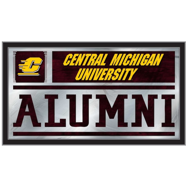 Central Michigan 26" x 15" Alumni Mirror