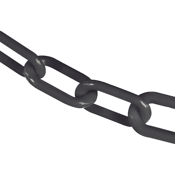 3" x 100' Slate Gray Plastic Safety Chain
