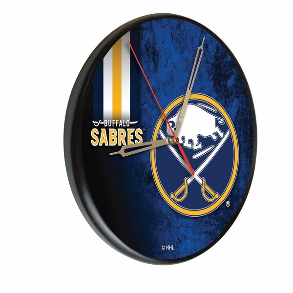 Buffalo  Sabres 13" Solid Wood Clock