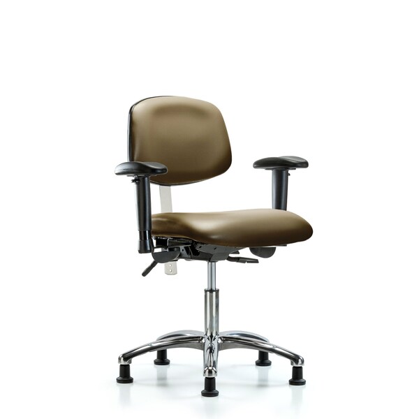 Vinyl Clean Room Chair, Adjustable Arms