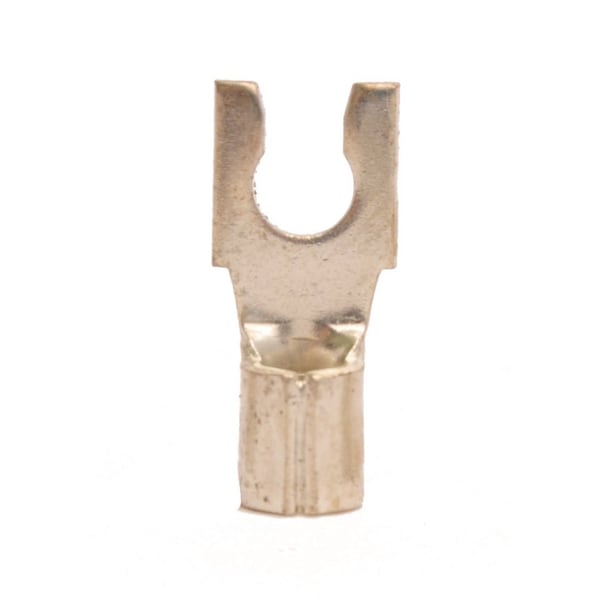 Fork Terminal, #8 Stud Size, 10 AWG, 600 V, 1000 PK