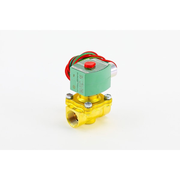 Valve 3/4"N/C 0/2, 5.0Cv, Brass Valve
