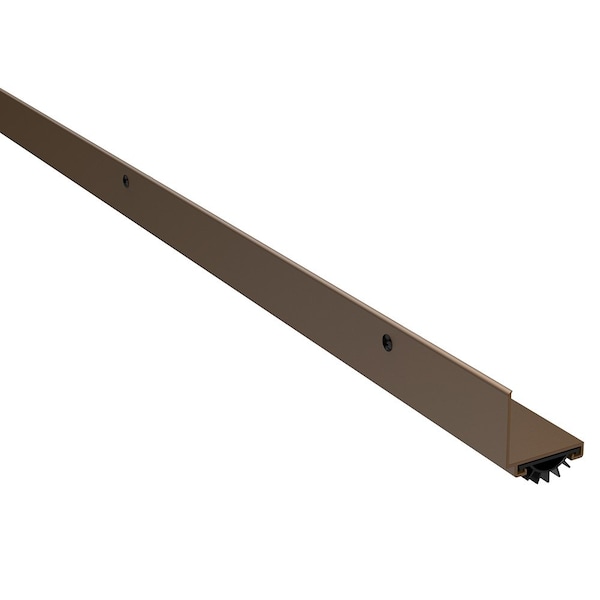 48in 4ft Door Shoe with Vinyl Dark Bronze Finish