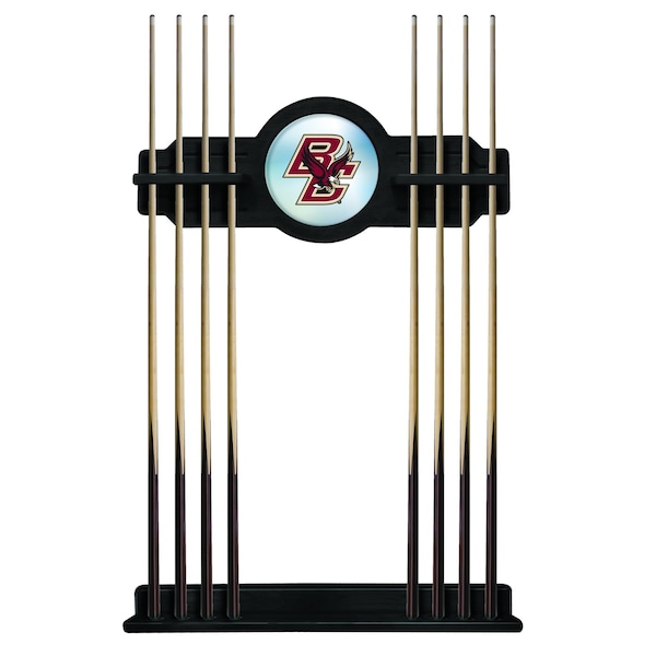 Boston College Cue Rack in Black Finish