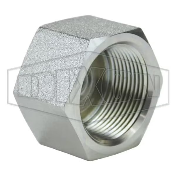Hex Cap, 1-1/4-11-1/2 Nominal, FNPT, Steel, Domestic