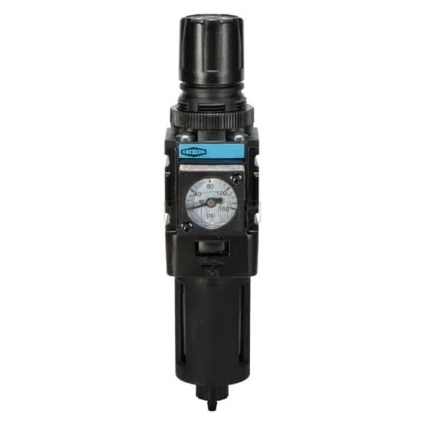Wilkerson by Self-Relieving Miniature Filter/Regulator, 42.1 SCFM Flow Rate, 250 psig Pressure, Zinc