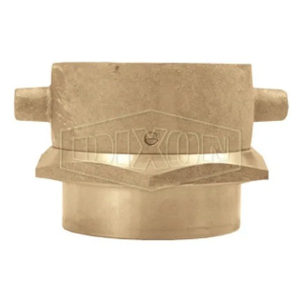 The Right Connection 23-270 Domestic Pin Lug Adapter, 2-1/2 in, FNST x FNPT, Cast Brass, Domestic