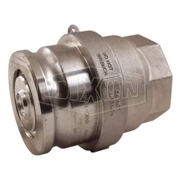 Bayloc Dry Disconnect Cam and Groove Adapter, 3 x 4 in, FNPT x Adapter, Aluminum, Domestic