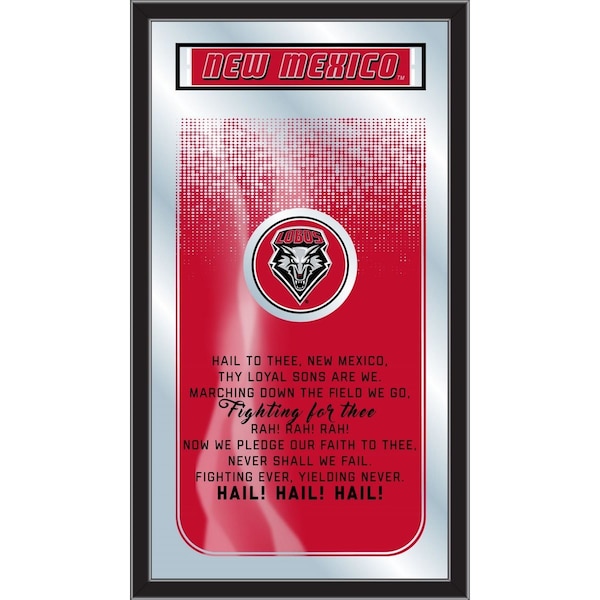 New Mexico 26" x 15" Fight Song Mirror