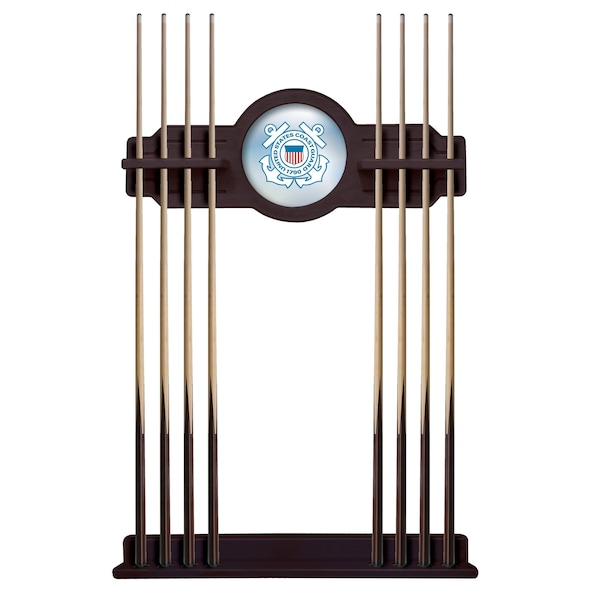 U.S. Coast Guard Cue Rack in English Tudor Finish