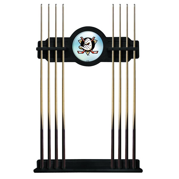 Anaheim Ducks Cue Rack in Black Finish