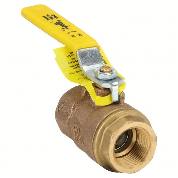 3/4" FNPT Bronze Ball Valve 2-Way