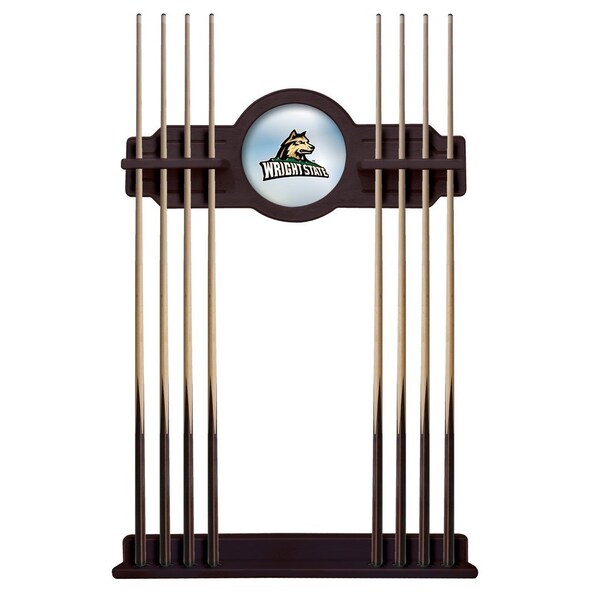 Wright State Cue Rack in English Tudor Finish