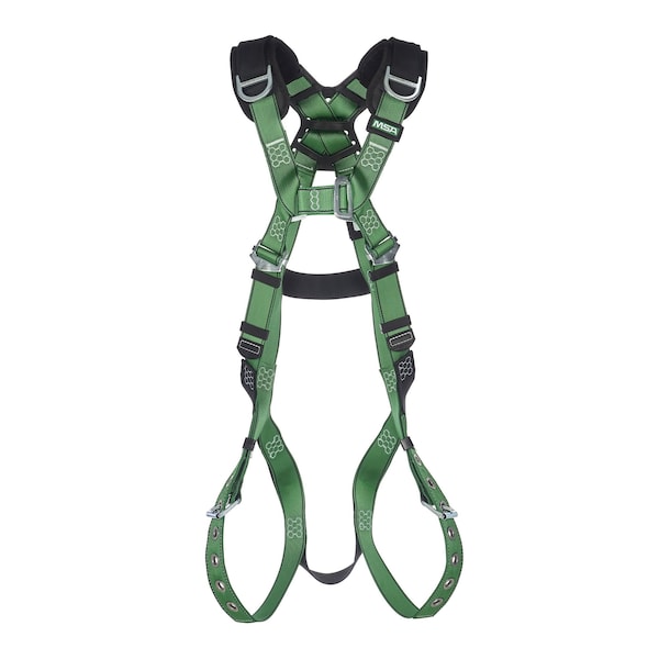 V-Form Harness, Extra Large, Back & Shoulder D-Rings, Tongue Buckle Leg Straps