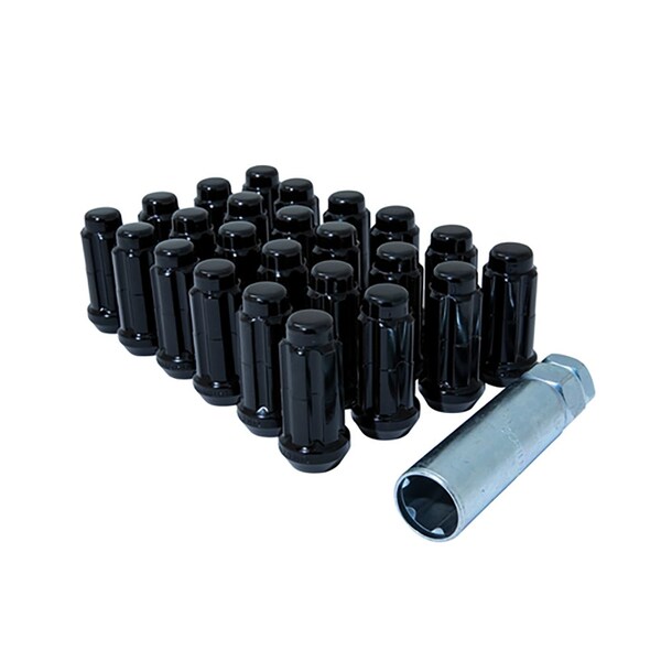 6 Lug Kit 14 Millimeter X 2 Thread Size 60 Degree Conical Spline Drive Spline Drive Acorn