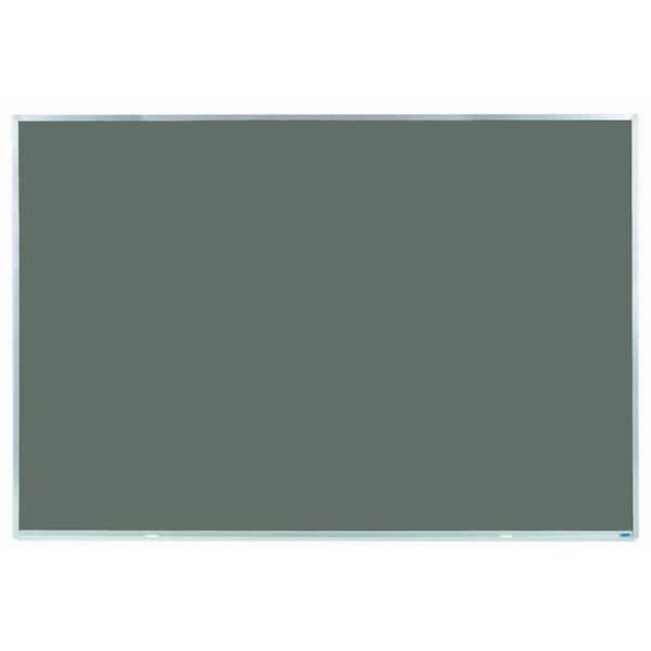 Porcelain on Steel Chalkboard Sating Anodize Aluminum Frame 48"x72" Slate