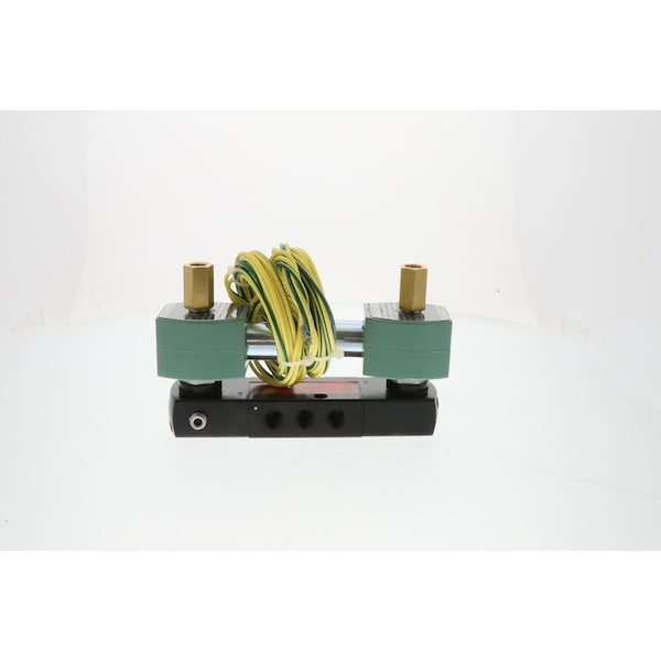 Solenoid Valve, 4-Way, 1/4 in Pipe Size, Spool, Pilot Operated