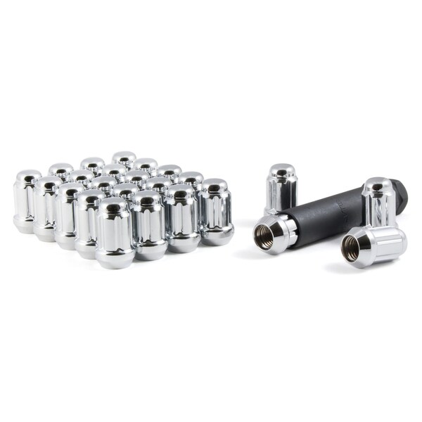 6 Lug Kit 12 x 20 Thread Size 60 Degree Conical Spline Drive Spline Drive Acorn