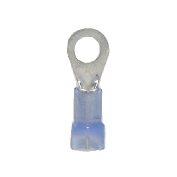 Ring Terminal, #10 Stud Size, 14 AWG, 600 V, Nylon Insulated, 1000 PK